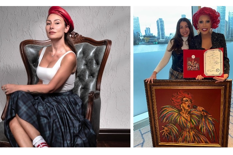 Türk Sanatç� Esra Hatun, �Diva�y� La Voix�e Teslim Etti